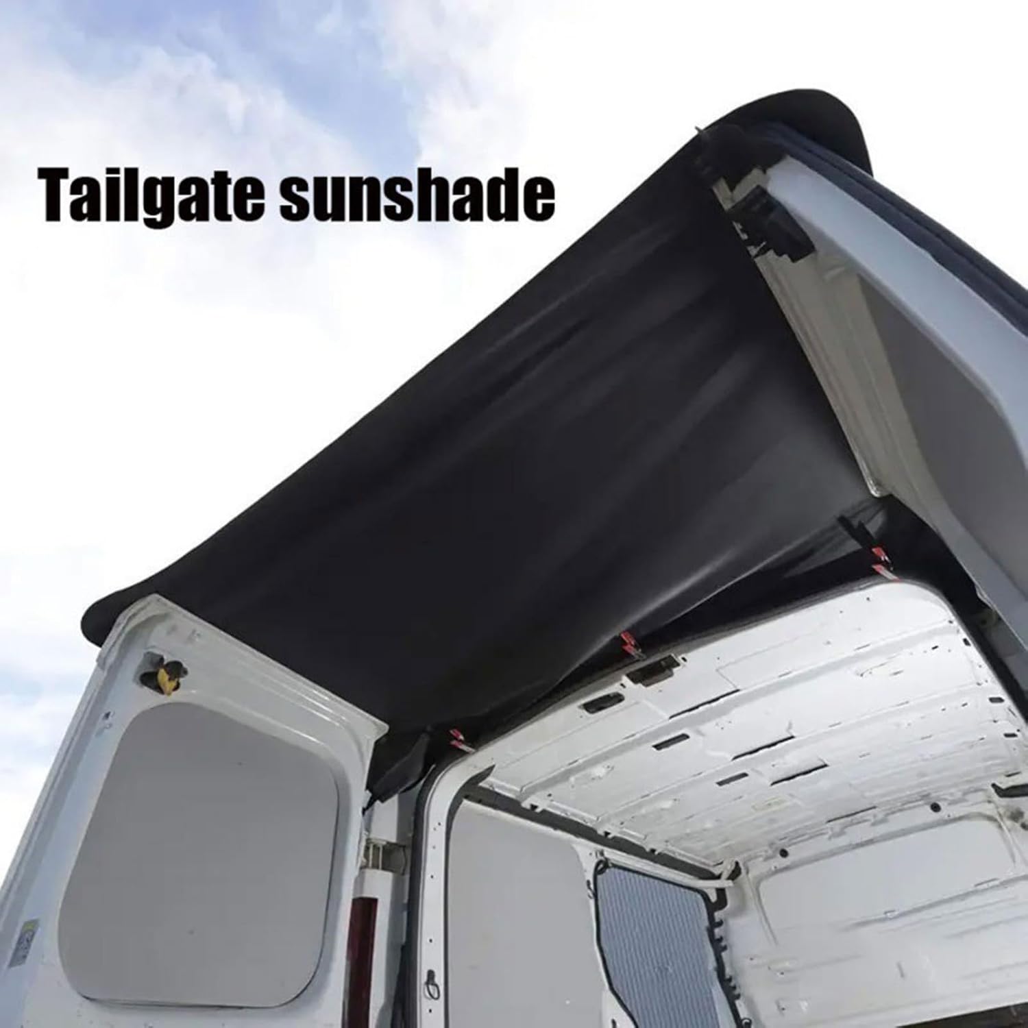 High Durability Multipurpose Car Truck Awning Rainproof Cover with Reinforced Edges for Motorhomes Tailgate Car Sun Shade Lightweight Oxford Fabric for Storage