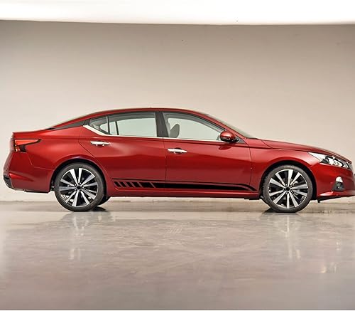 Miniatura 4 de RUIANTE Calcomanías de tira de carreras deportivas para carrocería de coche, puerta lateral, calcomanías de vinilo gráficas para todos los autos,