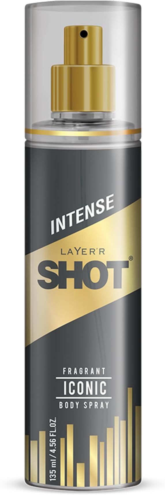 - Layer’r Shot Iconic Body Spray for Men 135ml | Long-Lasting Premium Fragrance | Spicy Citrus & Amber Notes | Everyday Wear | IFRA Certified