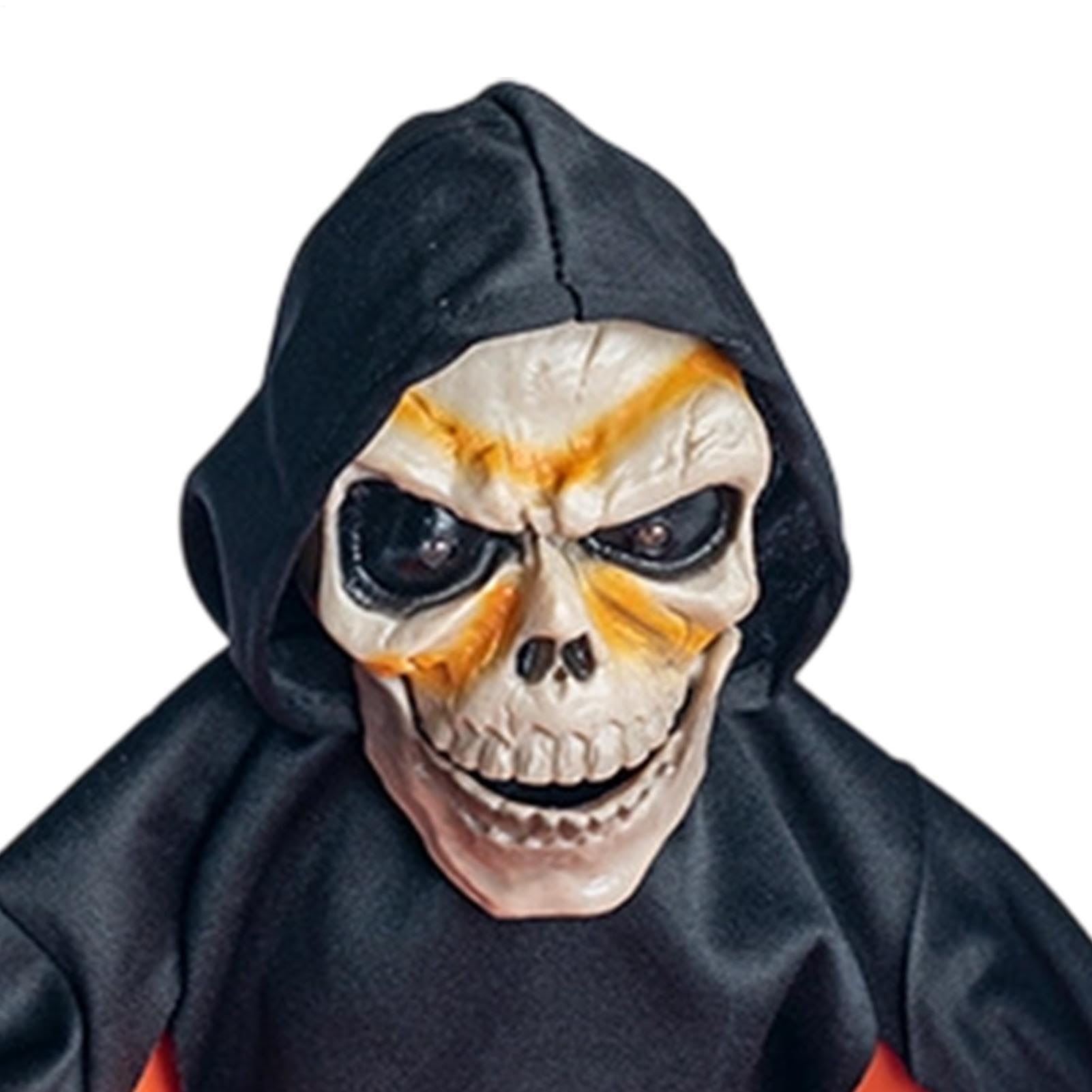 Generisch Porta caramelle per Halloween, decorazione con scheletro animato