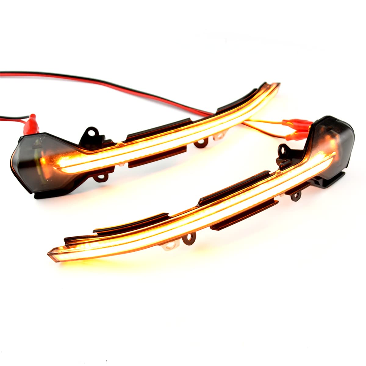 2 pezzi LED Dinamico Indicatore di direzione Luci per specchietto retrovisore Compatibile per Seat Leon III Mk3 5F Ibiza KJ Mk5 V Arona