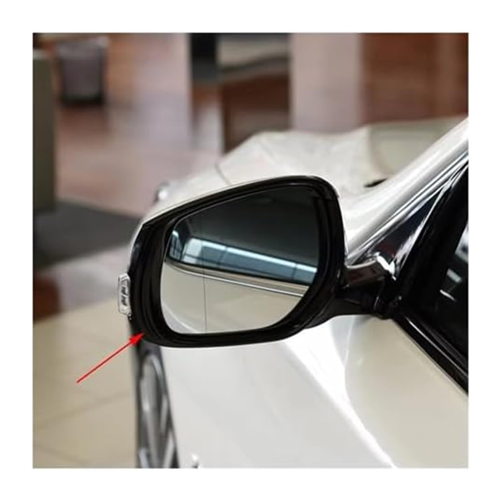 Para Infiniti Q50 Q50S Q70 2014-2022 Q60 QX30 2016-2020 Cubierta De Espejo Retrovisor Lateral Izquierdo Y Derecho Brillante Marco Soporte Carcasa Retrovisor Lateral Coche