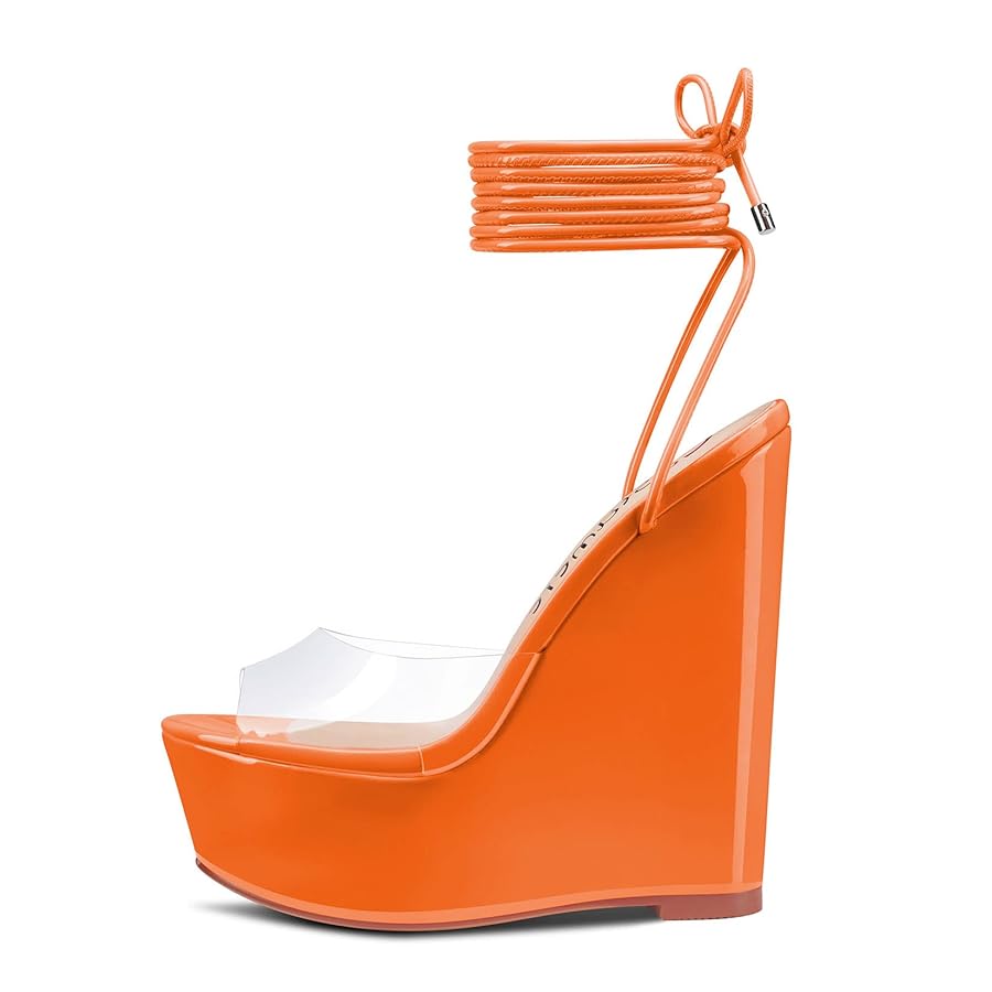 Sandali Con Tacco Alto 15 CM Castamere - Piattaforma 5 CM, Punta Aperta E Cinturino Alla Caviglia - Ideali Per Matrimoni E Serate - Foto 10