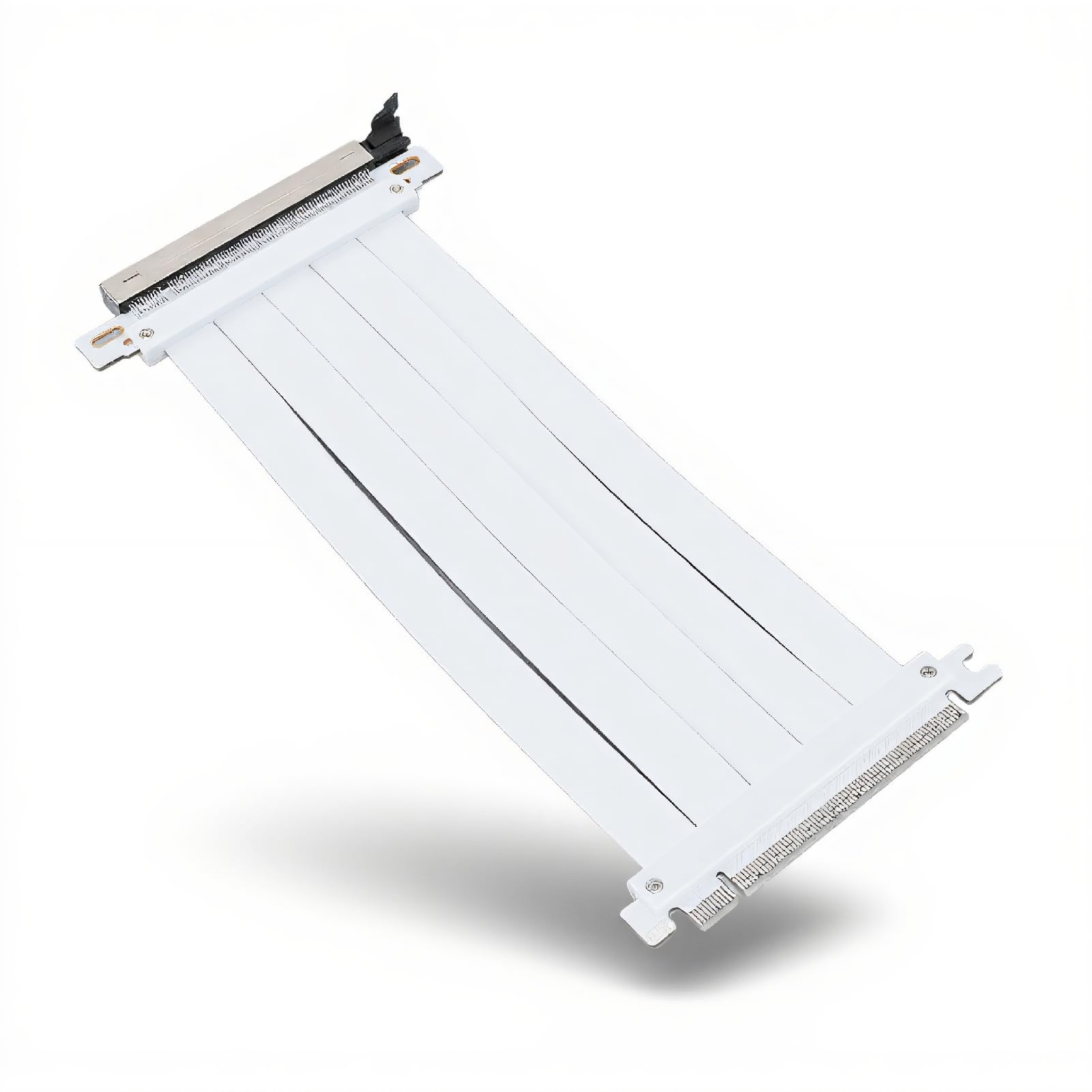 Yunir PCIE 5.0 X16 Riser Cable, 128Gbps High Speed, 7.8inch Foldable GPU Extension Cable, GPU Extension Riser Cable Adapter Compatible with 4.0 3.0 2.0 1.0 (20cm)