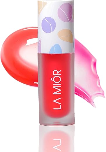 LAMIOR Ph Adaptive Glossy Lip Tint – Strawberry Punk | Colour Changing Ph Tint, Long-Lasting, Stain With Jojoba & Almond Oils, Non-Sticky High Shine Formula For Healing Chapped…