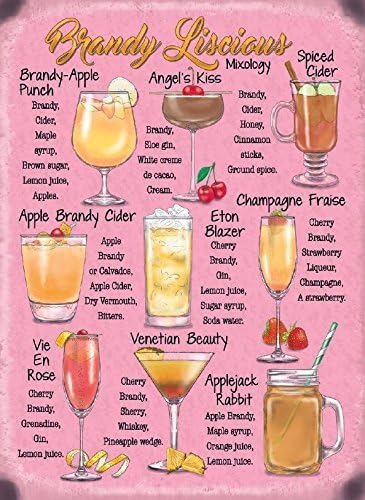 Amazon.de: Original Metall Schilder brandylicious Metall Schild, groß 40 cm x 30 cm