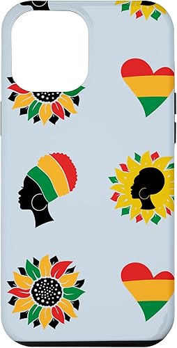 Miniatura 10 de Funda con patrón de orgullo africano para iPhone 13 Pro del mes de la historia negra