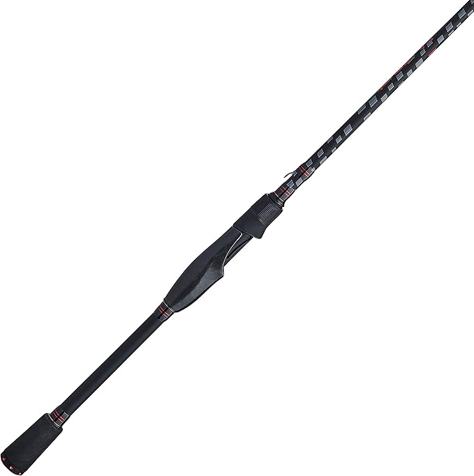 Abu Garcia 6’6” Vendetta Spinning Fishing Rod, 2Piece Rod
