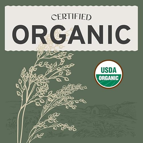 Miniatura 3 de Sassafras & Pumpernickel Mijo orgánico con cáscaras (10 libras) cultivado y envasado en Estados Unidos, mijo proso blanco a granel para pájaros