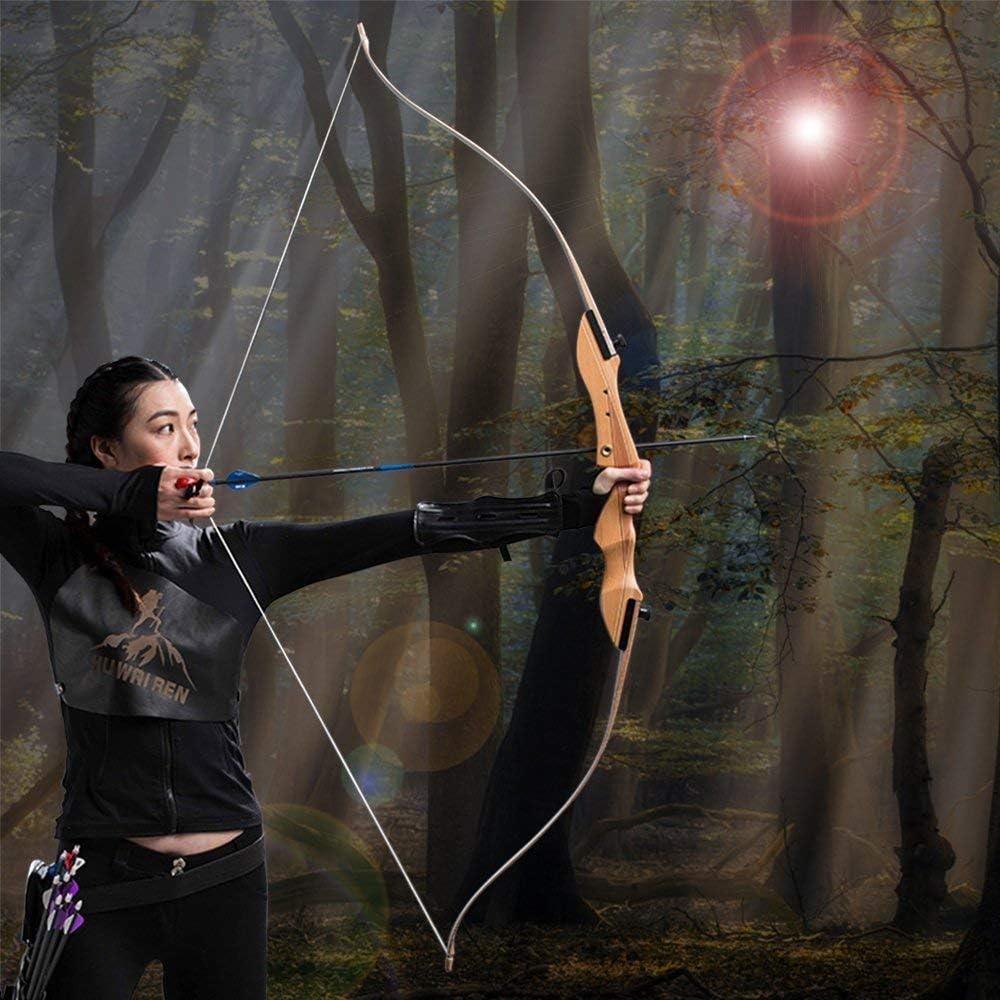 驚きの価格が実現 アーチェリーテイクダウン後ろに反らす弓狩猟ターゲットの練習弓の伝統的なロングボウアルミ合金の実践トレーニングボウ Therapeuticapillows Ca