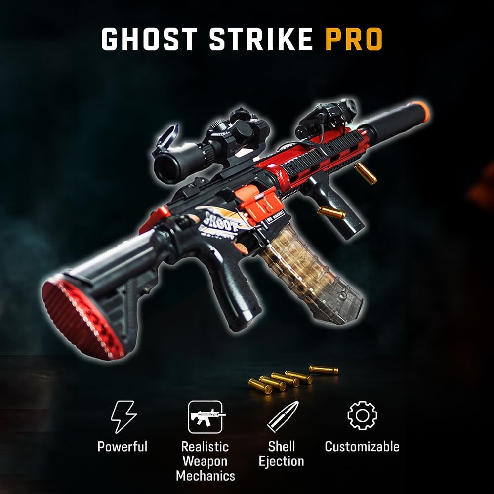 Ghost Strike Pro Tactical Blaster Bundle, Warlord, Black Ops