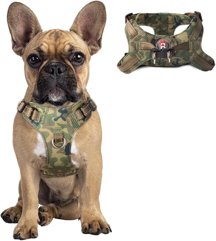 Peitoral Vest Step-in para Cães com Ajuste e Faixas Refletivas BARKBAY, Tamanho Médio