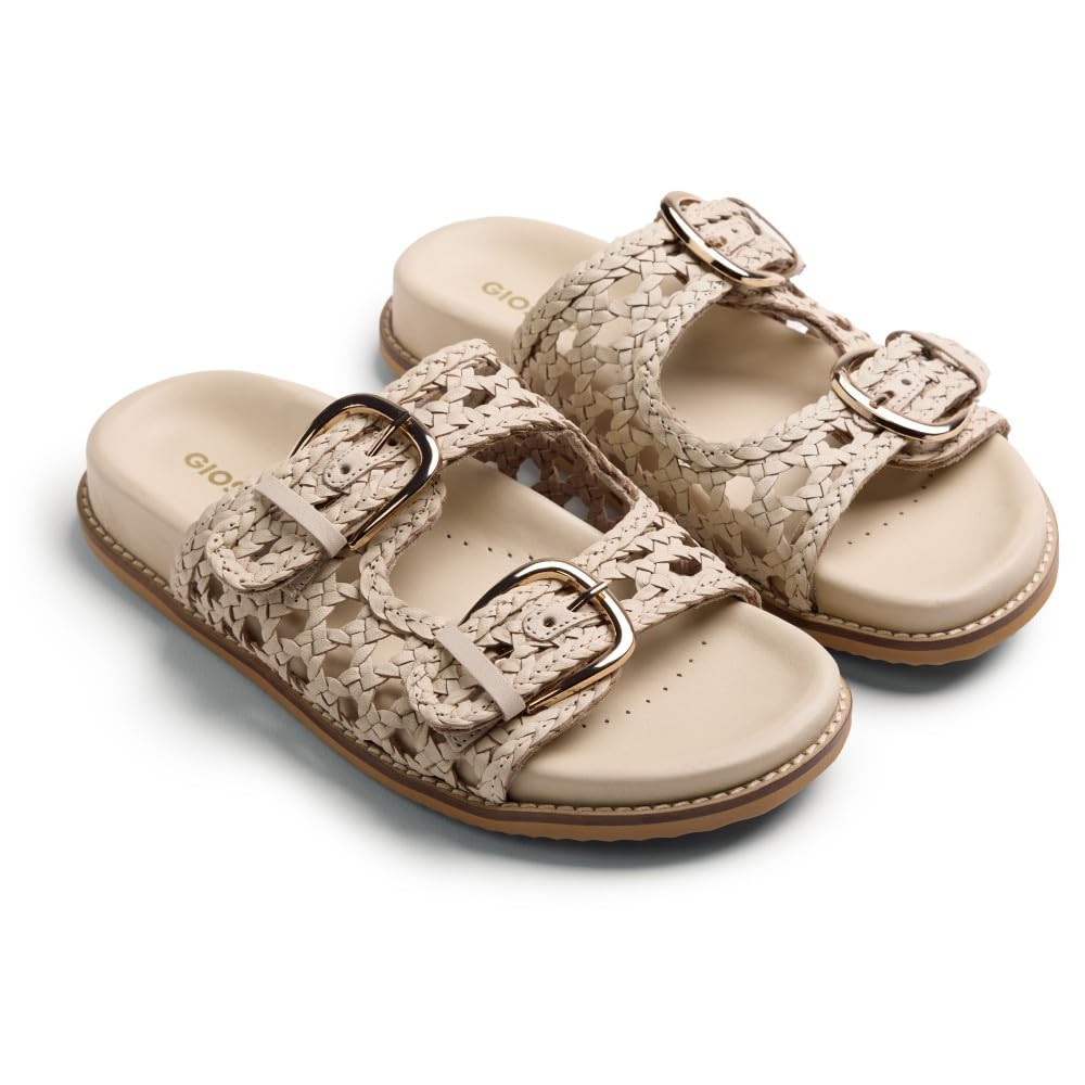 GIOSEPPO OGUNQUIT, Women's T-Strap, Off-White, 39 EU