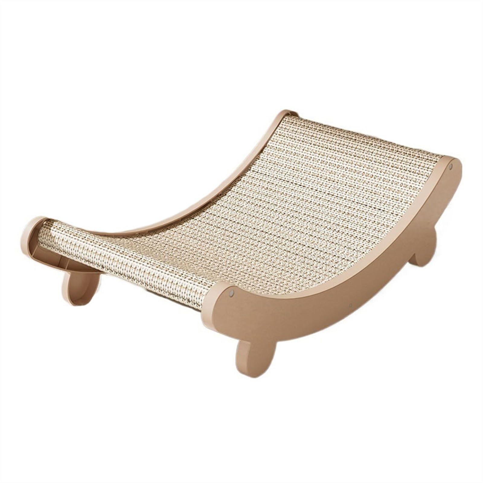 Jouets pour chats griffoir arbre à chat en sisal avec grand nid rose