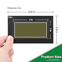 Vista 2 de Película de visualización de campo magnético de 2 x 4 pulgadas, visor de campo magnético, pantalla de flujo magnético, detector de patrón magnético