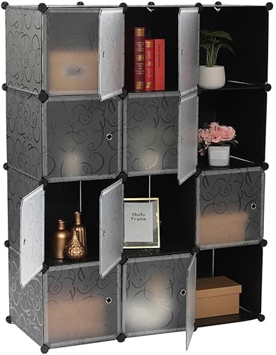 Miniatura 5 de Cube Organizer Shelves - 12-Cube Closet Storage for Clothes and Toys