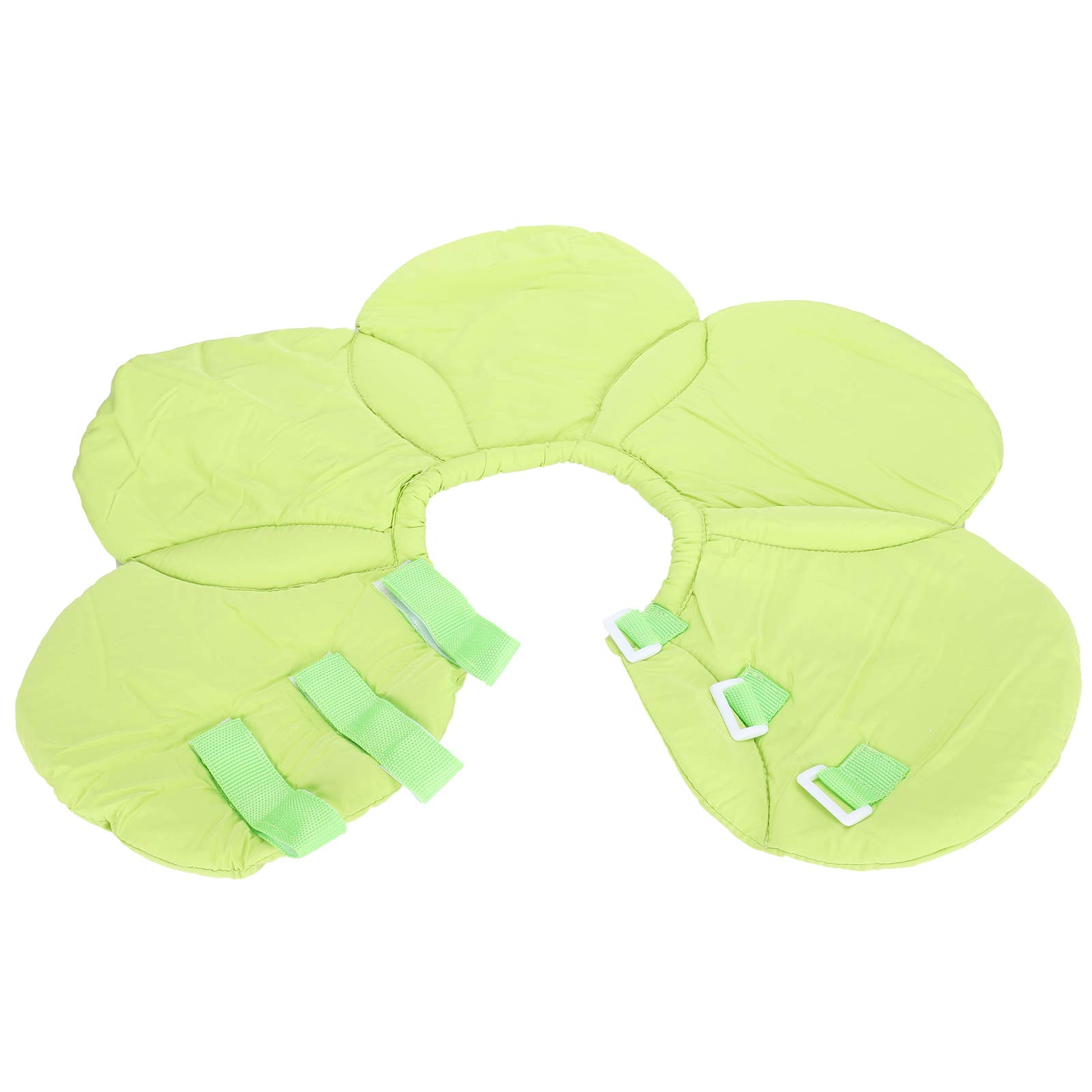 Denash Soft Pet Cone Collar, Flower Shaped Recovery Collar for Cats and Dogs, Lightweight Comfortable Adjustable with Hook and Loop Design, Suitable for Injury Rash Surgery Wound (M)