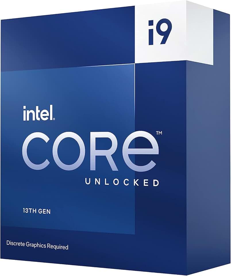 Intel Processador de desktop para jogos Core i9-13900KF 24 núcleos (8 P-cores + 16 E-cores) - desbloqueado