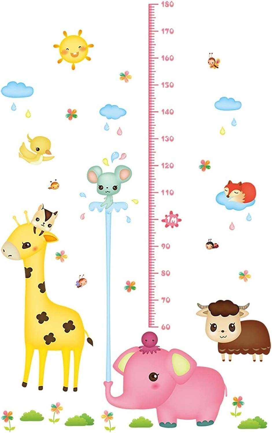 Medidor de altura de pared infantil para ver crecer a tus hijos con alegría