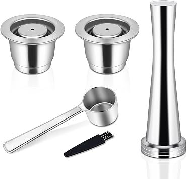 Lihong Reusable Coffee Pods, Stainless Steel Coffee Pods Refillable
