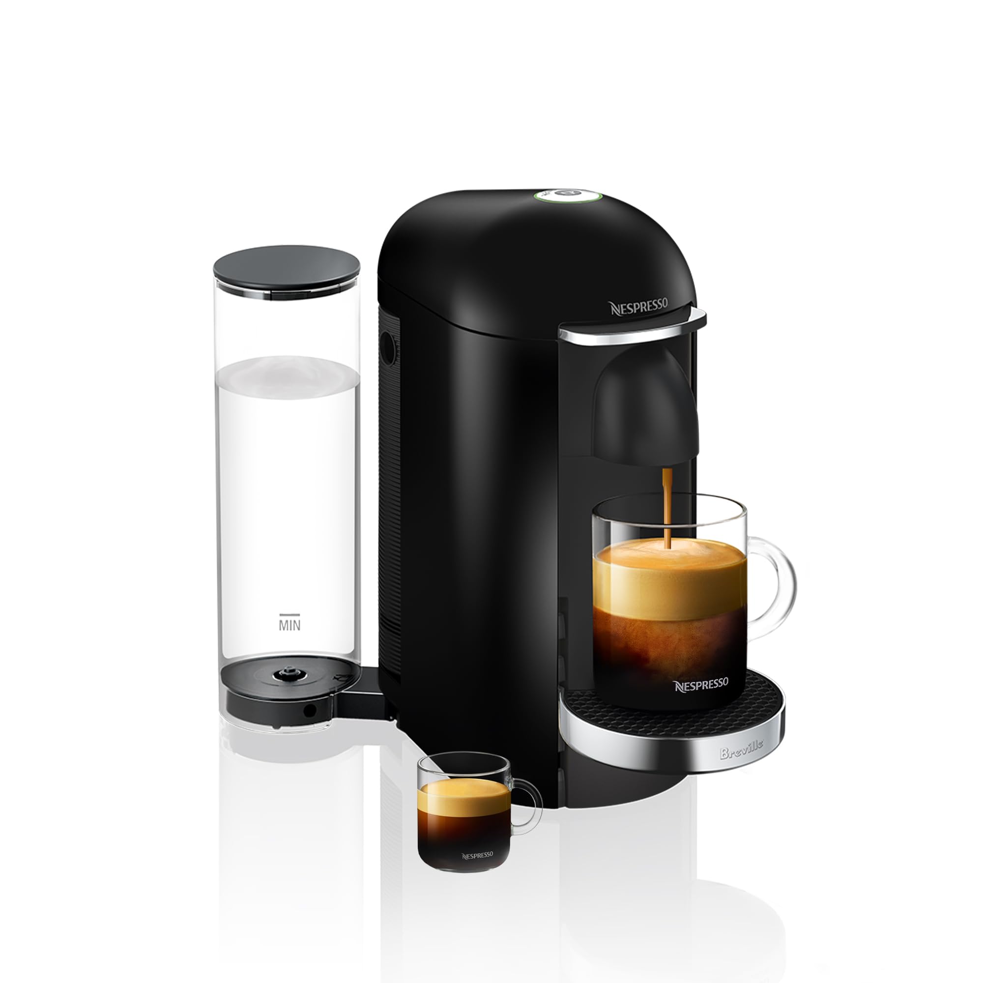 Photo 1 of Nespresso Vertuo Plus Deluxe Coffee and Espresso Maker by Breville, Black