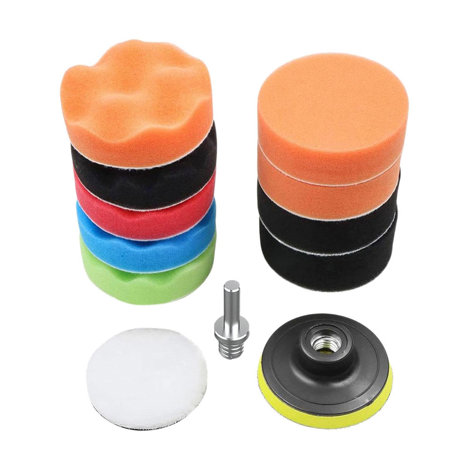 2 Sets mit 12 Polierpads, Autopolierer für die Autopflege, 6 Zoll, 6 Zoll (5 Sets (3 Zoll))