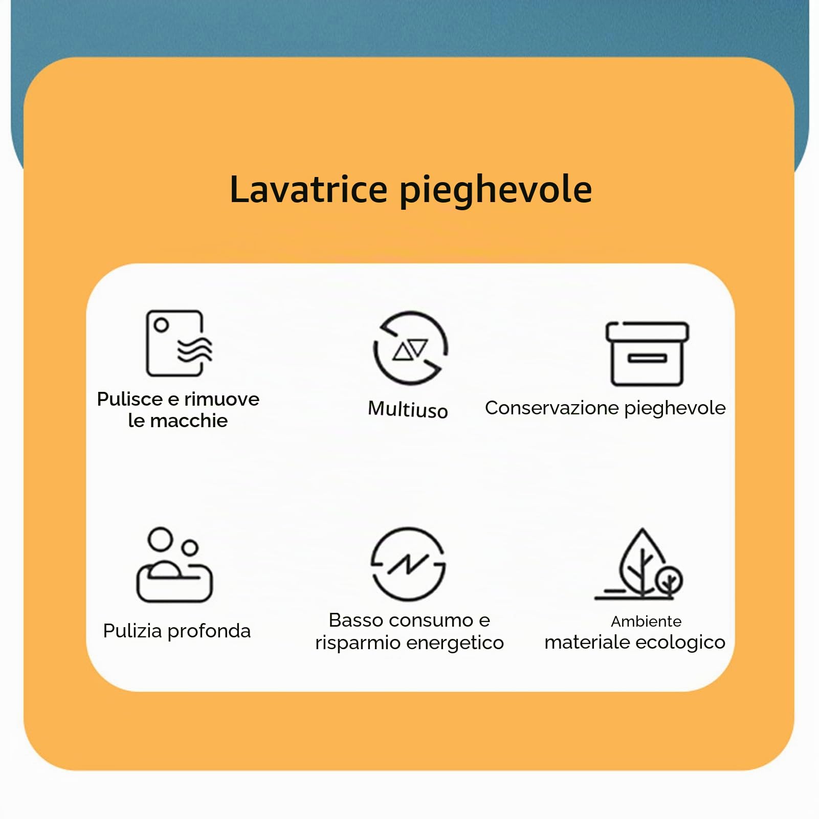 BEWINNER Lavatrice Portatile, Mini Lavatrice e Asciugatrice, Lavatrice a Secchio con Centrifuga, Lavabiancheria Pieghevole per Calzini per Studenti, Dormitorio, Campeggio, Viaggi