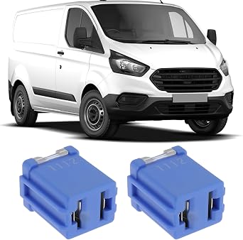5pcs 20A 58V Square Female Fuse Compatible with Ford OE 4655702 Electrical Replacement