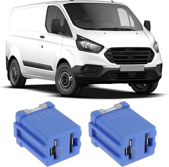 5pcs 20A 58V Square Female Fuse Compatible with Ford OE 4655702 Electrical Replacement