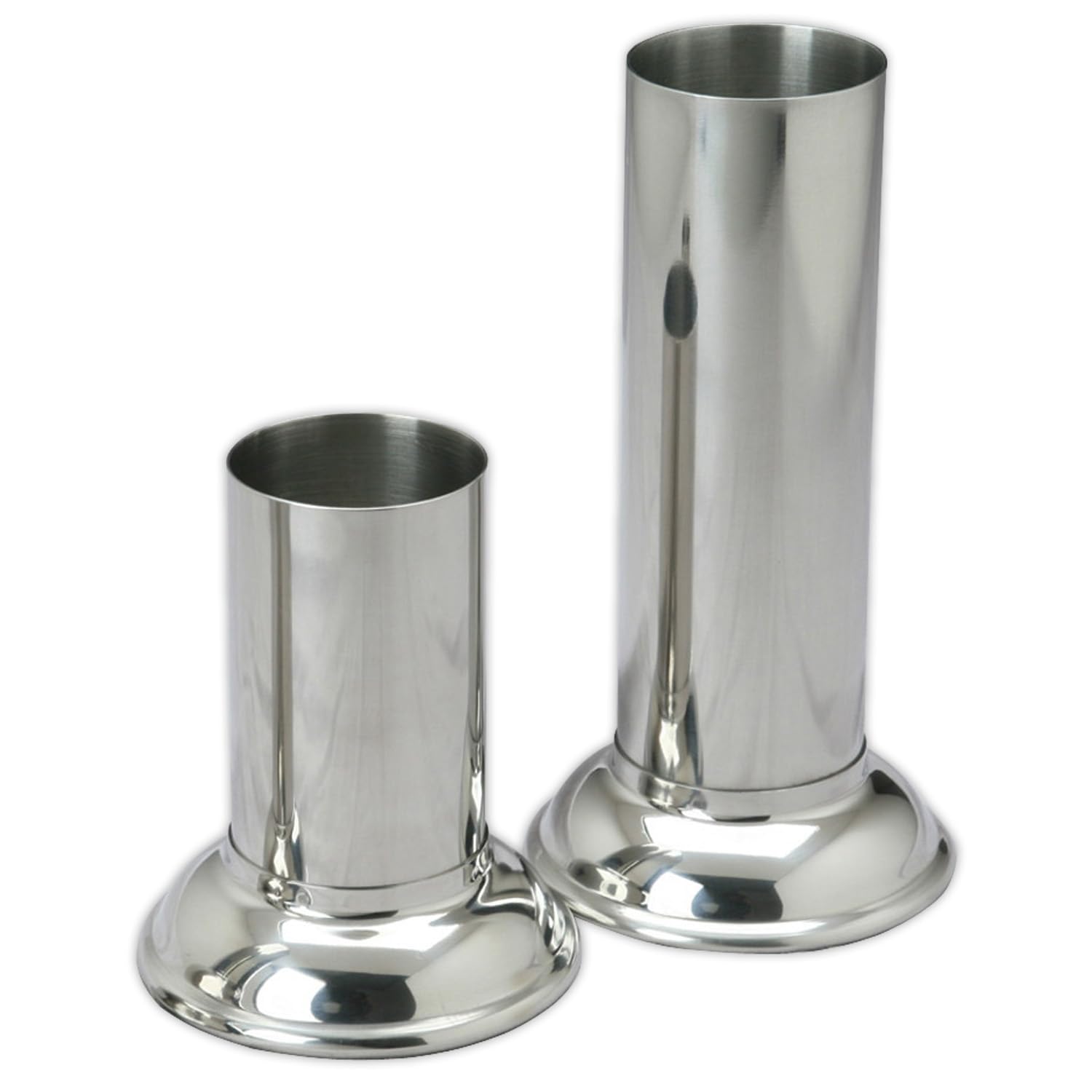 MuskalMed Set of 2 Forceps Jar Size 7x2 + 4X2 Inch Holloware Surgical Supplies Stainless Steel Forceps Tweezers Holder Instruments for Use Clinic, Hospital, Operation Room, Doctor's Office