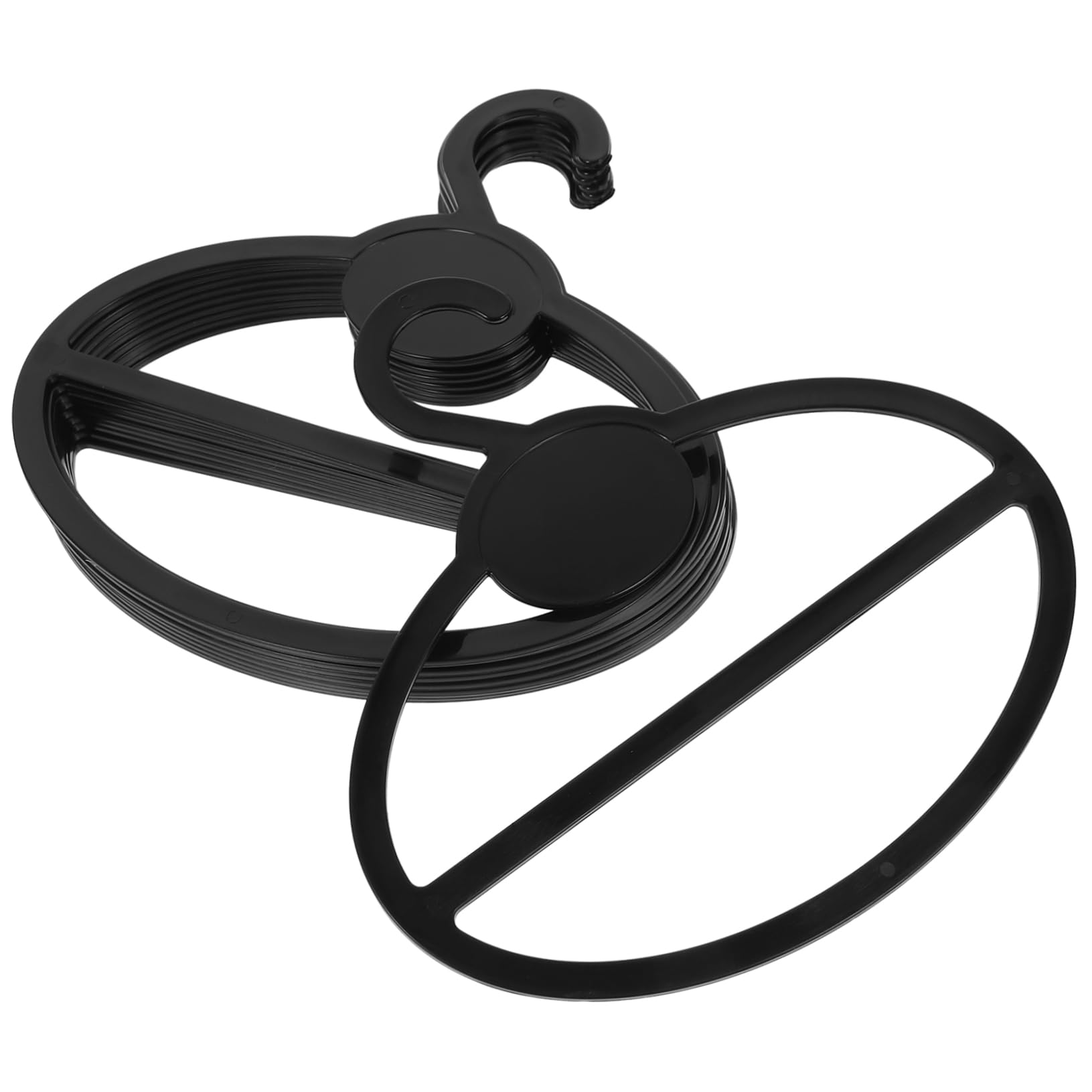 BESTYASH 10Pcs Scarf Hangers Scarf Storage Organizers for Closet Multi Functional Belt and Accessory Holders Design Space Saving for Scarves