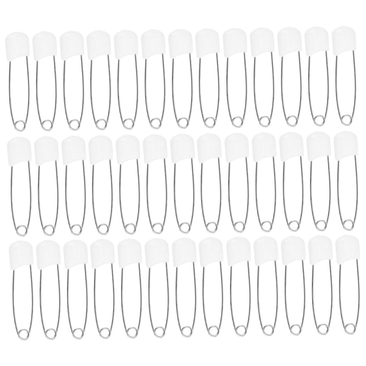 VICASKY 5 Sätze Sicherheitsnadeln Hochwertige Brooch Pins Für Stoffwindeln Kinderbekleidung Und Mehr Leicht Tragbar Und Einfach Zu Verwenden Für Neugeborene Und Kleinkinder 60 Stück * 5