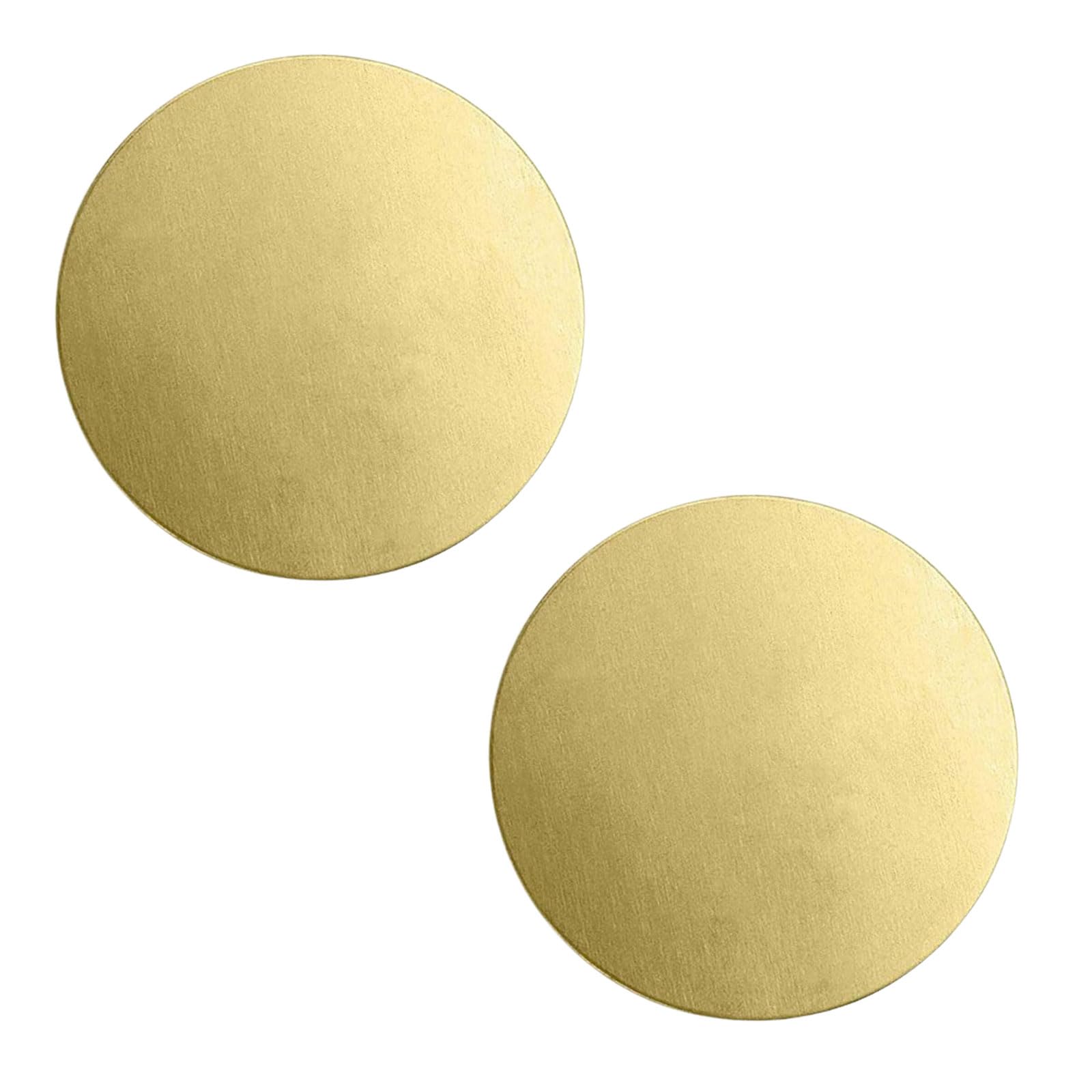 Disque En Laiton, Plaque Ronde, Feuille Métallique Plaques