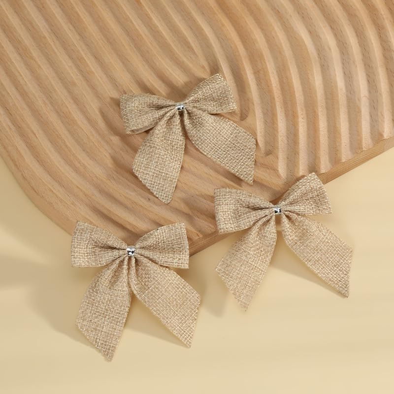 20 Stück Weihnachtsschleifen Kleine Weihnachtsbaum Bögen...