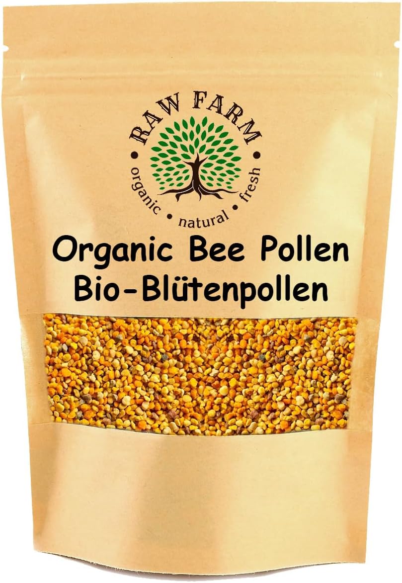 1 kg Organic Raw Bee Pollen – 100% Natural, Unprocessed, Premium Quality Superfood – Rich in Vitamins, Minerals & Protein – Sustainably Sourced