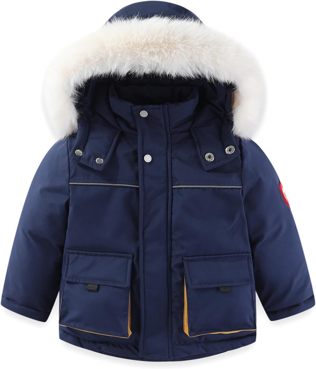 2 Piece Kids Snow Ski Suit Thermal Waterproof Jacket Bib Pants Set Winter Warm Windproof Outfit for Boys Girls 2-6Y