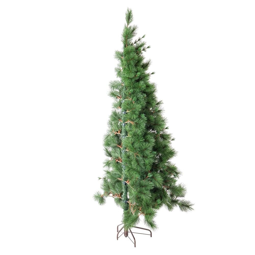 LOLAhome Medio árbol de Navidad de Pared Artificial Plegable de 210 cm