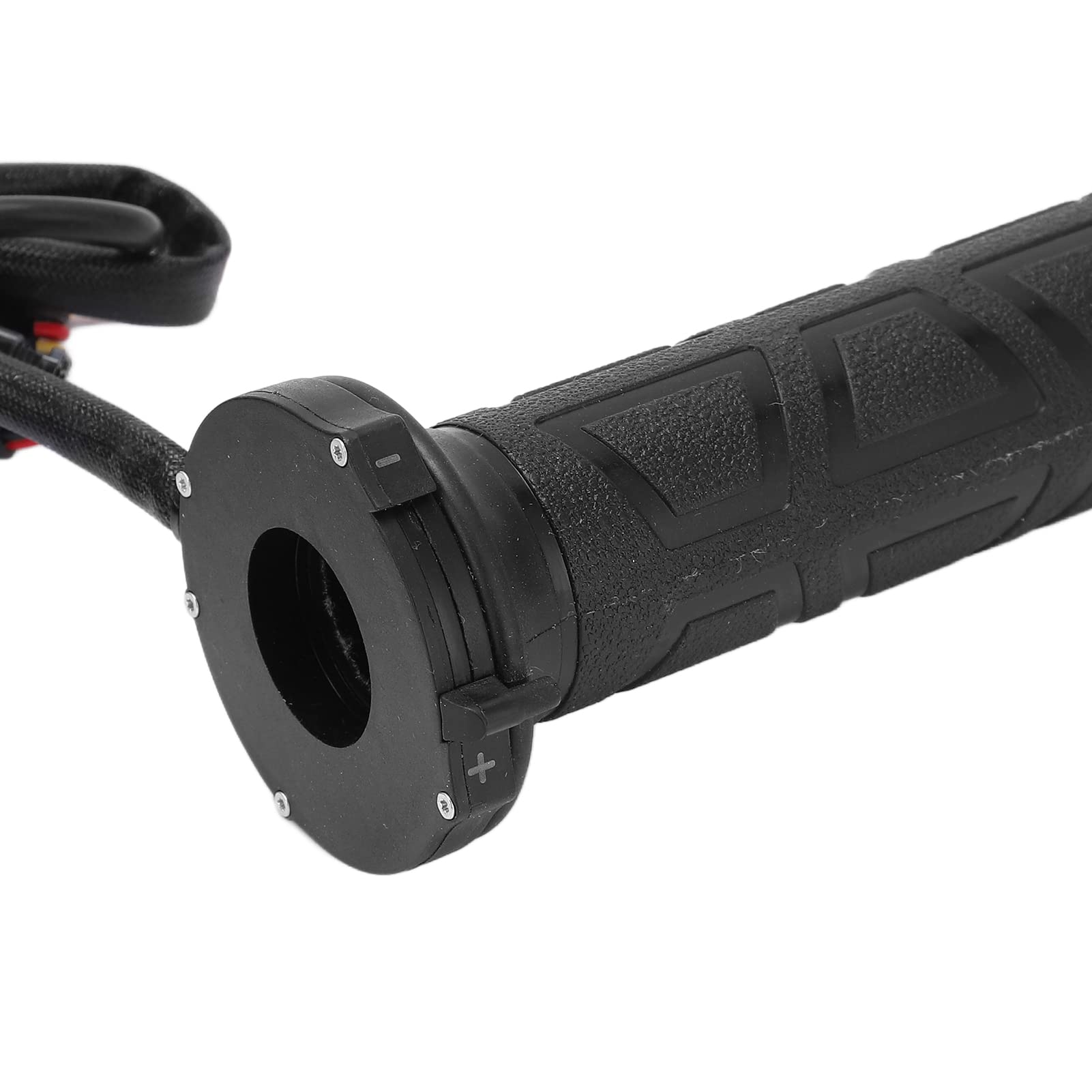 Paire de Poignées Chauffantes pour Moto, 22mm/0,87 Pouces, 50 à 70 ℃, Modification Universelle Intelligente Noire 12V