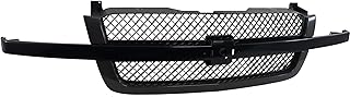 Garage-Pro Front Grille Assembly For Chevrolet Silverado 1500 2003-2006, Silverado 1500 Classic 2007, SS Model, without Dale Earnhardt Package, Plastic, Paintable Shell, Gray Insert