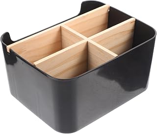 Vaguelly Detachable Makeup Organizer Compact Storage Box for Cosmetics Lipsticks Sundries Stylish Design for Office Study Dorm Use Easy to Clean Carry