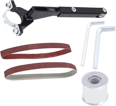 Electric Belt Grinder Belt Sander Attachment Angled Grinder Modified Sand Belt Machine Pipe Belt Sander Polisher Belt