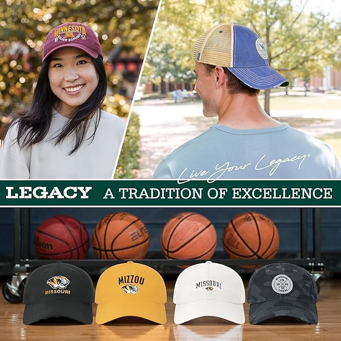Gorra Legacy NCAA Indiana Hoosiers Ajustable Negra miniatura 6