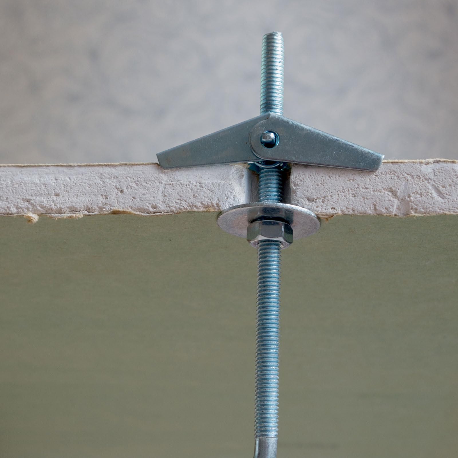 QUARKZMAN 5pz Molla Levetta Bullone Ancoraggi 1/8"x3" Farfalla Ancoraggi Maschio Filettatura Molla Caricato Vuoto Muro Rotondo Testa Levetta Bullone