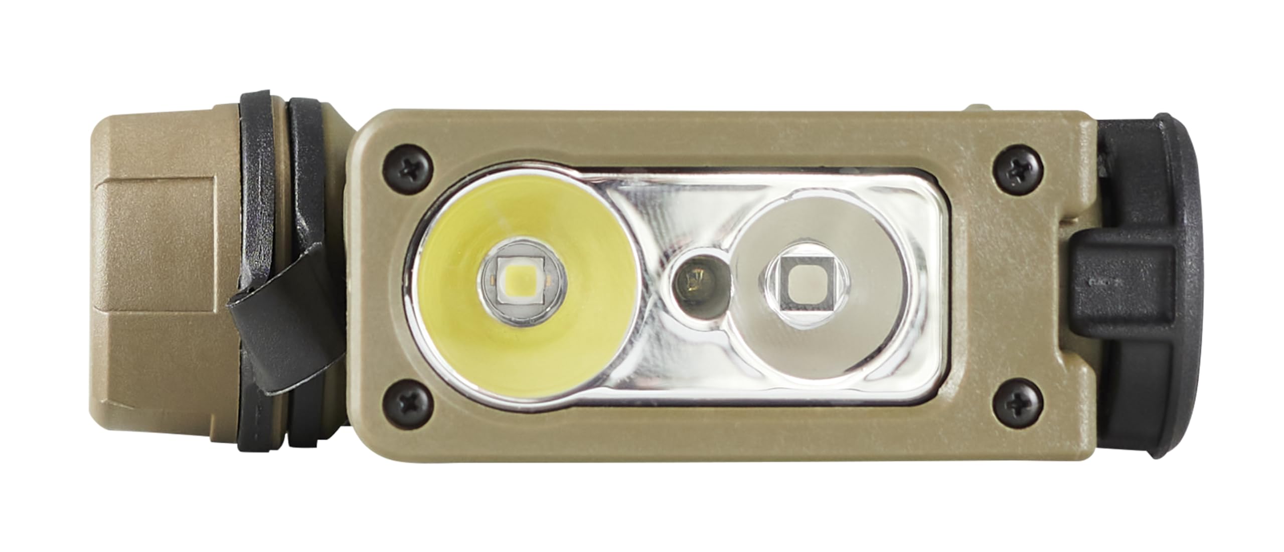 Streamlight 14519 Sidewinder Compact III Lampe de poche frontale d'angle mains libres avec monture E et LED blanches, bleues, vertes, rouges et IR