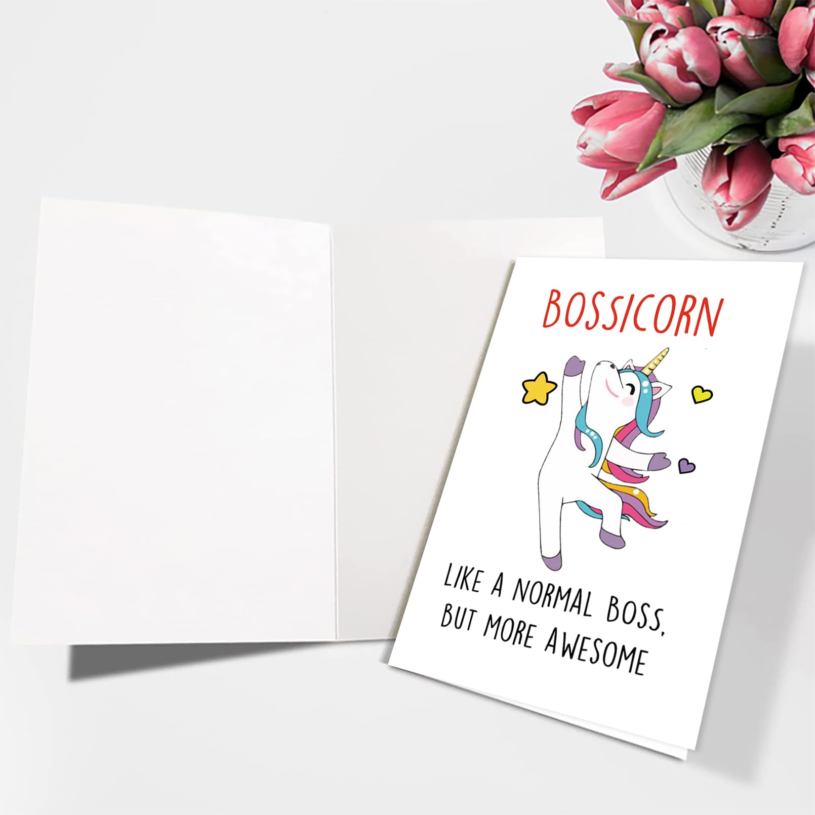 Boss Day Karte Für Chef – Humorvolle Grußkarte Für Frauen & Männer, 20,5x13,5 Cm, Mit Umschlag