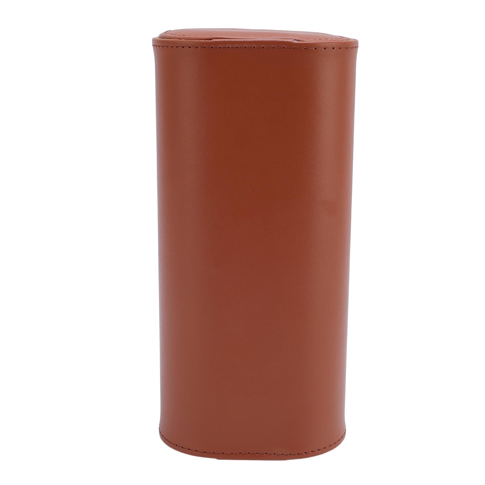 Luxuriöse Uhrenrolle aus weichem PU-Leder, Reiseetui, Organizer-Box für die Aufbewahrung zu Hause (3 Fächer 600 ml)