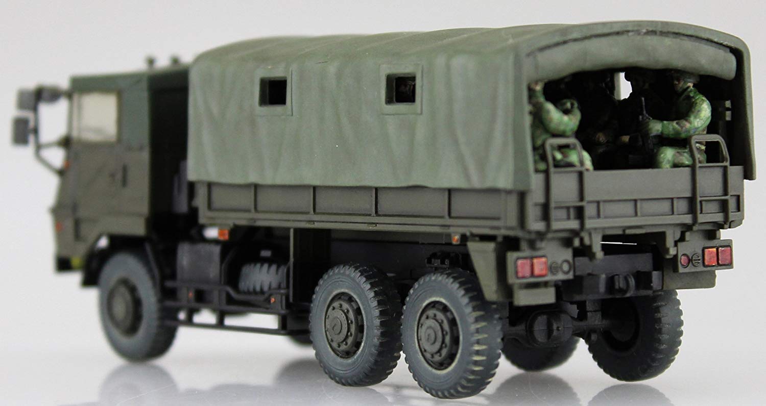 Kit Figurines 1/72 Forces D’Autodéfense – Camion Type 73 – 20 Personnages (Infanterie + Pilotes)