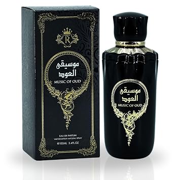 RISALA Music Of Oud EDP Spray 100ML 3.4 OZ Long Lasting, Luxurious, Original Scents Of Arabia.