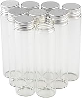 Vista 13 de Frascos de sello vacío de 0.8 fl oz Botella de vidrio con tapa de rosca de color dorado de aluminio Sellado Contenedor de regalo de alimentos