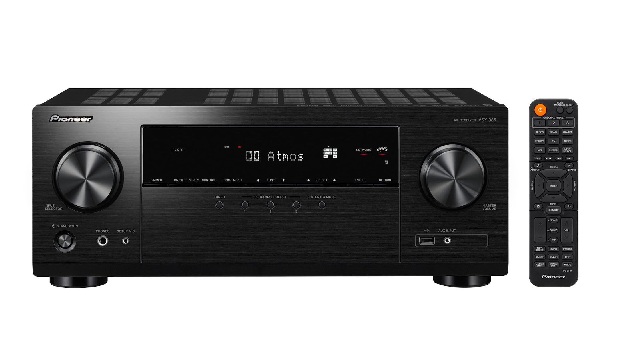 Pioneer VSX-935 7.2-Kanal Netzwerk-AV-Receiver, Schwarz